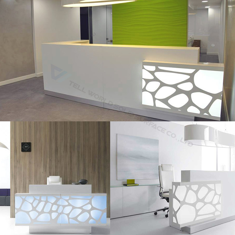 Nail Salon Modern Acrylic SPA Reception Desk