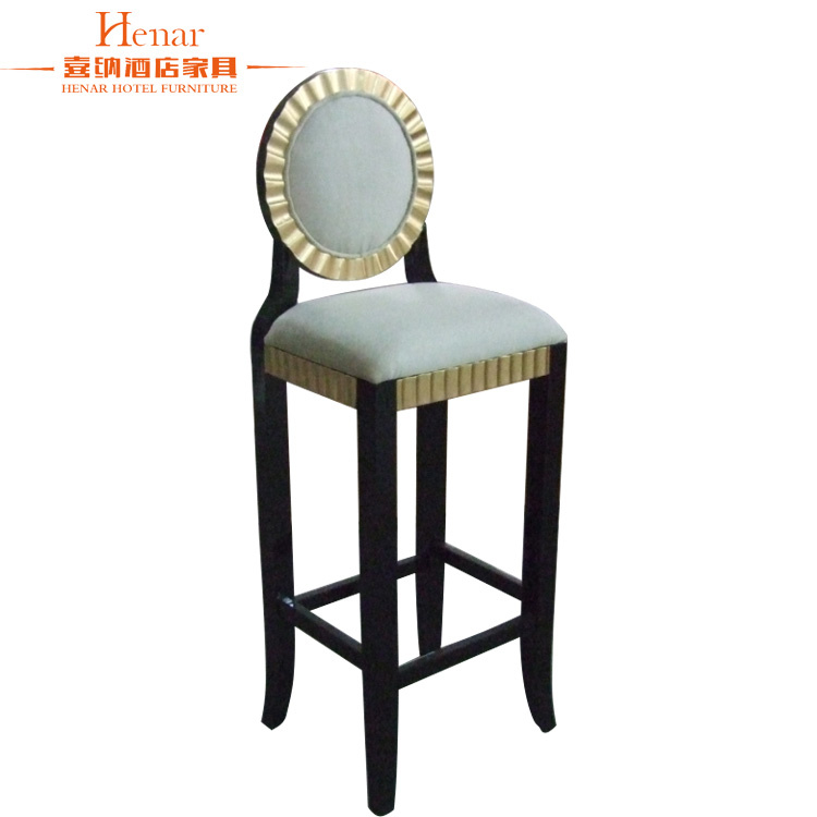 Modern Solid Wood Bar Stool for Club Restaurant Hotel Furniture