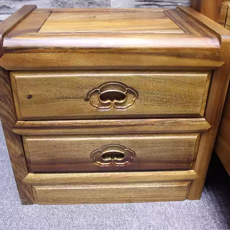 Walnut Solid Wood Cabinet Bedstand/Night Table