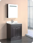 MDF Bathroom Cabinet with Espresso Painting