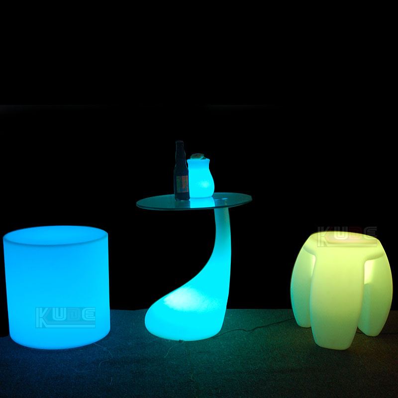 Illuminated Furniture Hire LED Light Cube Table Illuminated Lamp