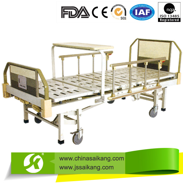 Multifunction 3 Cranks Manual Hospital Bed (CE/FDA/ISO)