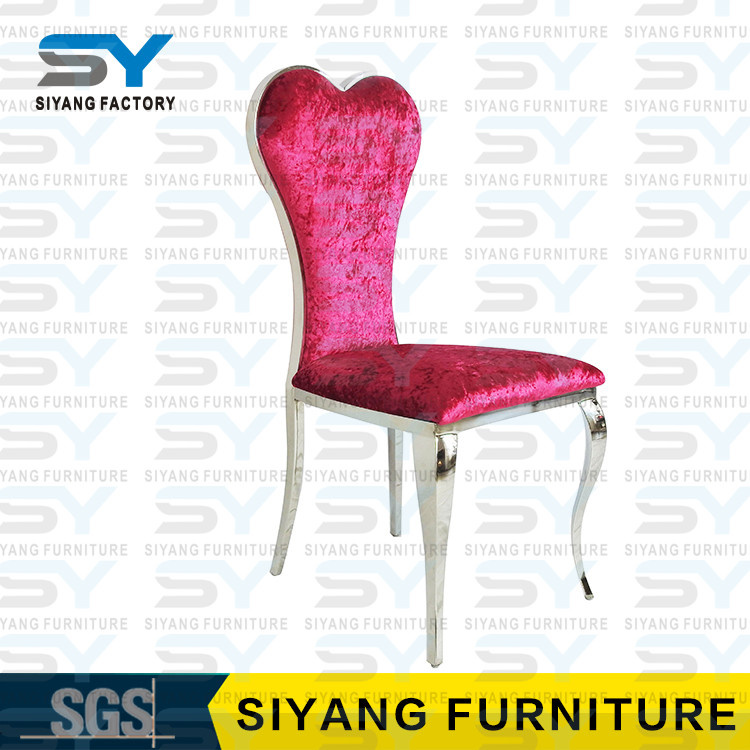 Furniture Vintage Aluminum Chair Ghost Chair Velvet Dining Chair