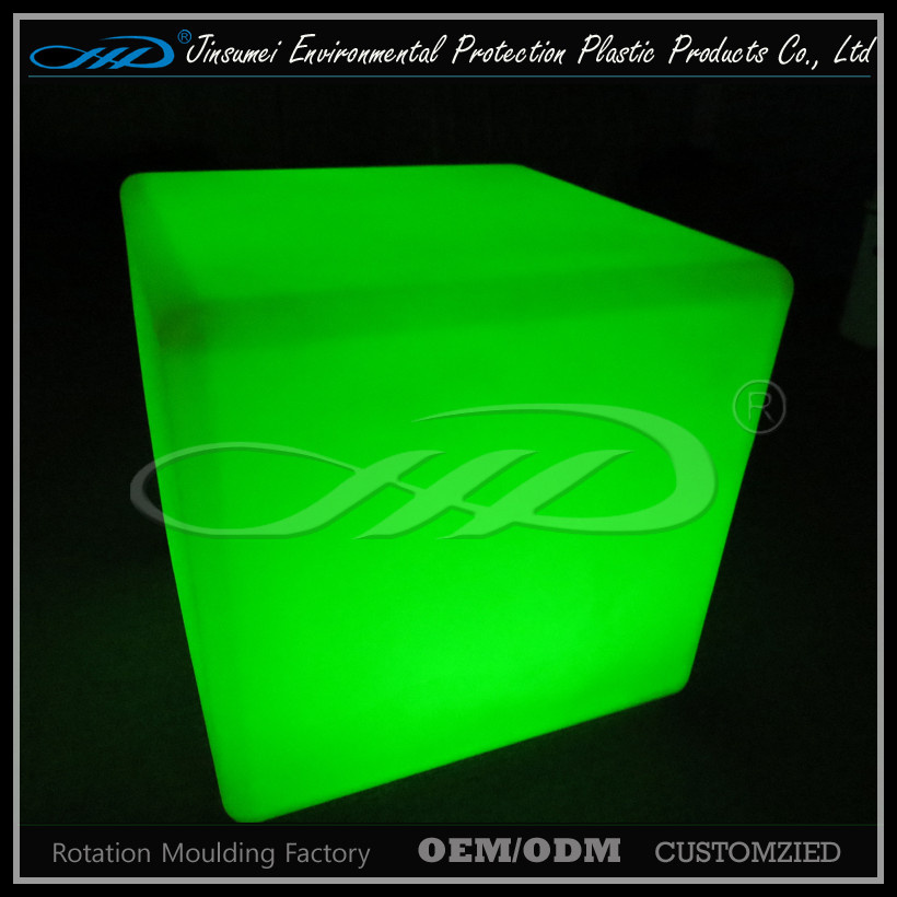 PE Material Fashion Chair LED Furniture for Garden Hotel