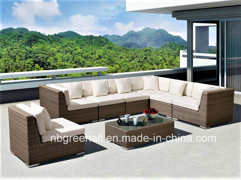 Poly Rattan & Aluminum Furniture, Outdoor Rattan Sofa