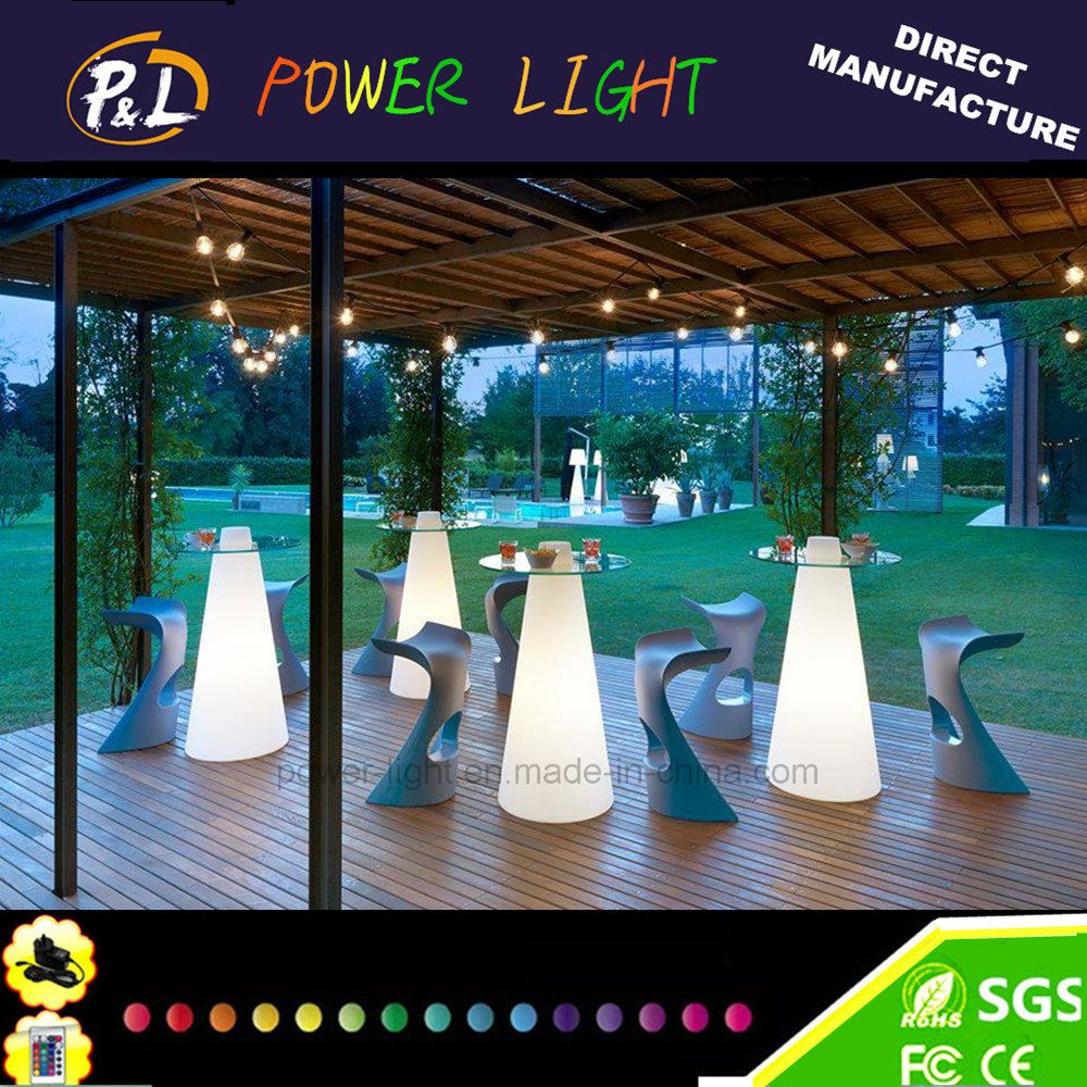 Color Changing Hotel Pub Nightclub Bar Lounge Furniture LED Table
