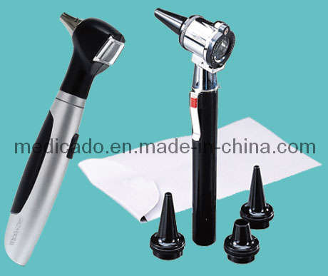 Ce FDA Fiber Optic LED Otoscope (QDMH-7004) with High Quality