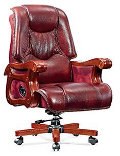 Large Comfortable Double Color Leather Back Function Chair