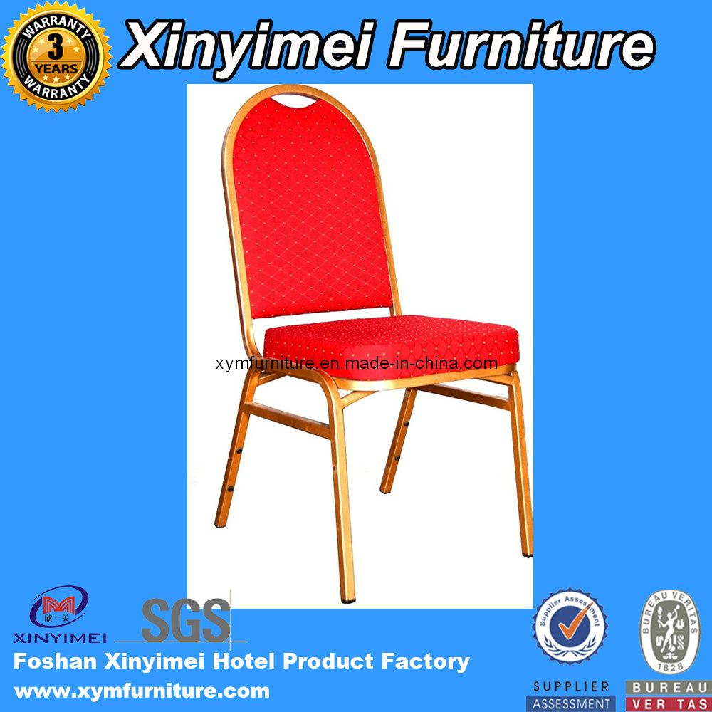 Hot Sale Hotel Furniture Metal Frame Hotel Dining Chair/ Banquet Chair