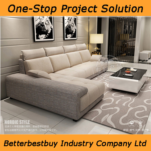 Khaki Color Modern Sofa for Your Living Room