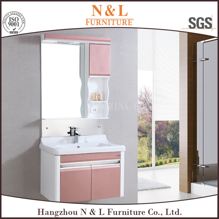New PVC Vanity Oak Bathroom Vanity Cabinet