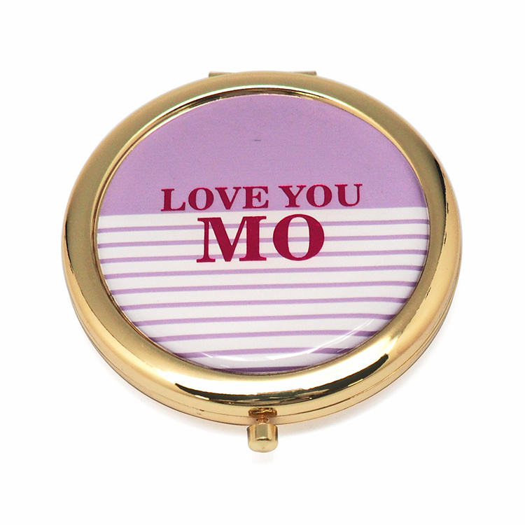 Home Decoration Souvenir Round Golden Pocket Mirror Cm-1234