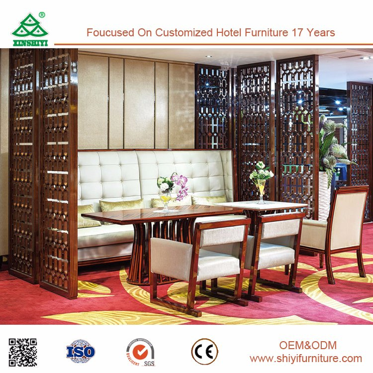 Classic Wooden Dining Table and Chairs for Diningroom Furniture