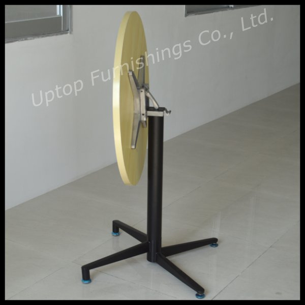 Round HPL Laminated Wooden Restaurant Folding Table (SP-RT375)