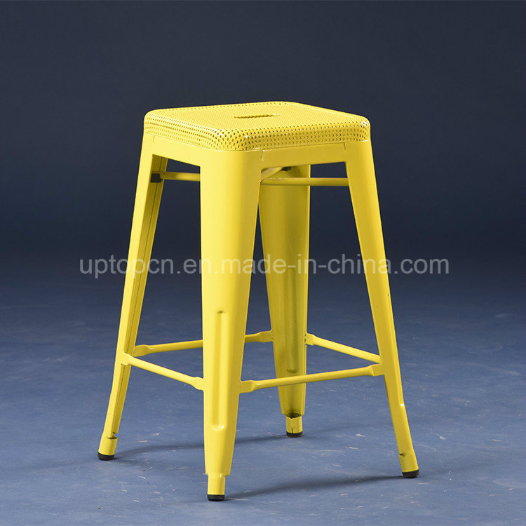 45cm Height Yellow Perforated Tolix H Stools (SP-MC073)