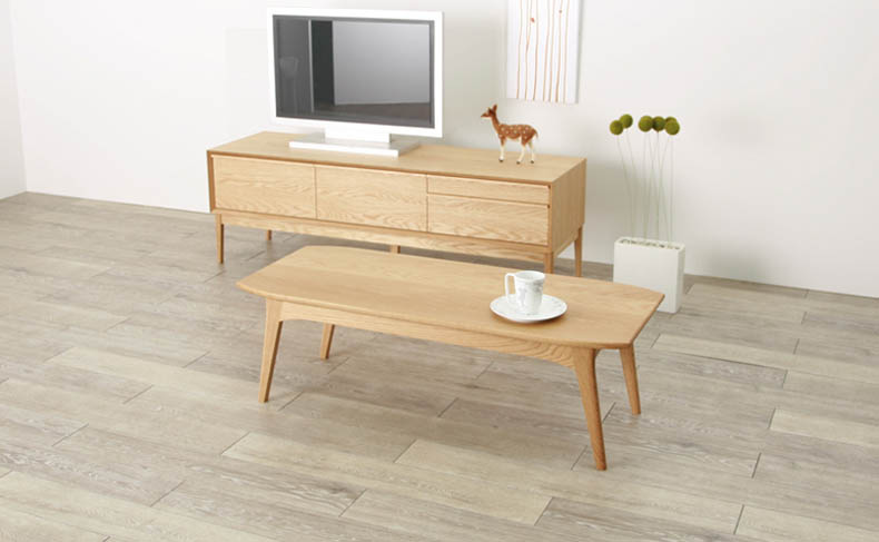 Oak Wood Coffee Table Solid Wood Coffee Table (M-X1046)