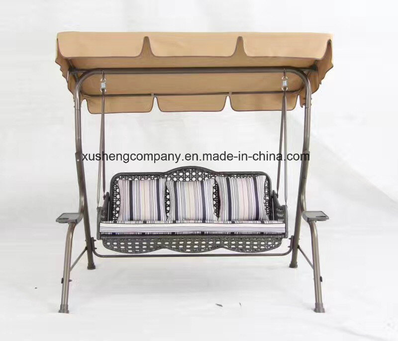 3 Seater Garden Patio Swing Chair Hanging chair with Rattan