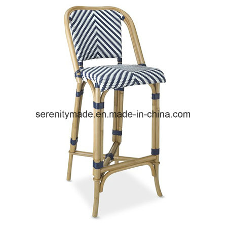 Outdoor Bar Furniture Parisian Bistro Woven High Bar Stools