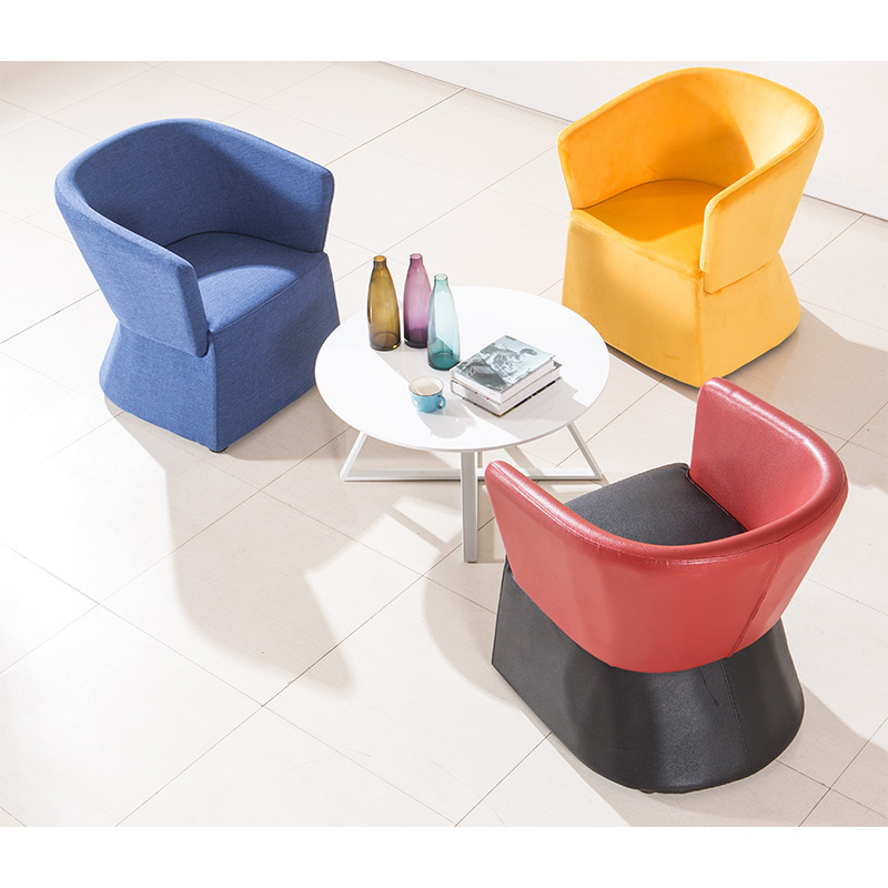 Fabric Type Coffee Table Chair for Meeting or Coffee Room