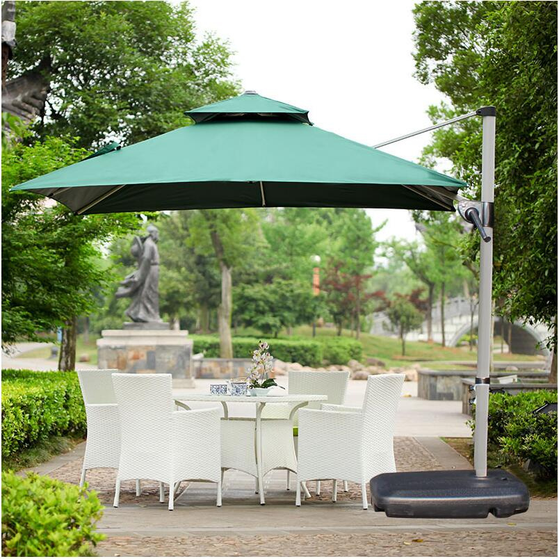 Outdoor Garden Patio Hotel Home Store Restaurant Aluminum Big Beach Umbrella with 2 Size (J842)