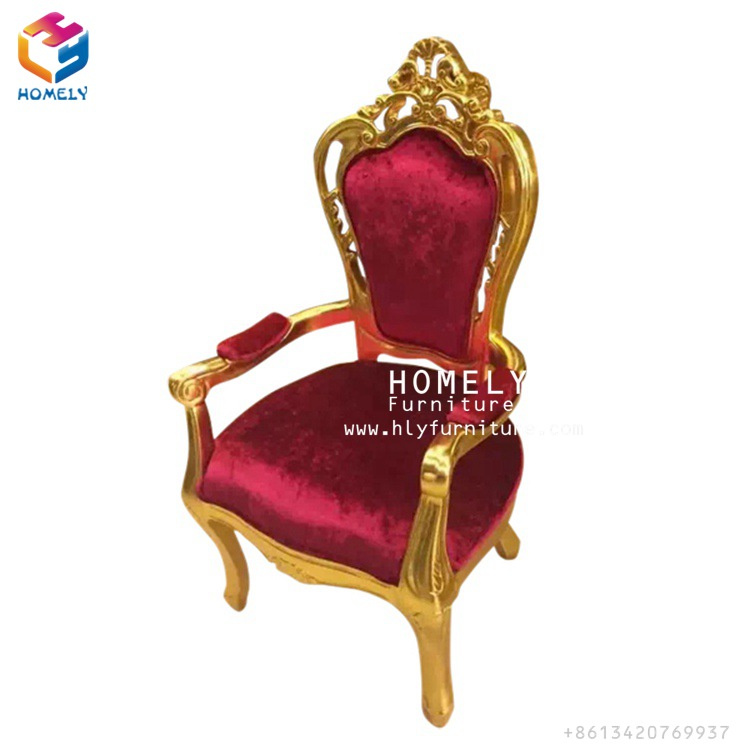 Classical King Chair Set Bride Aand Groom Furniture for Sale Hly-Sf69