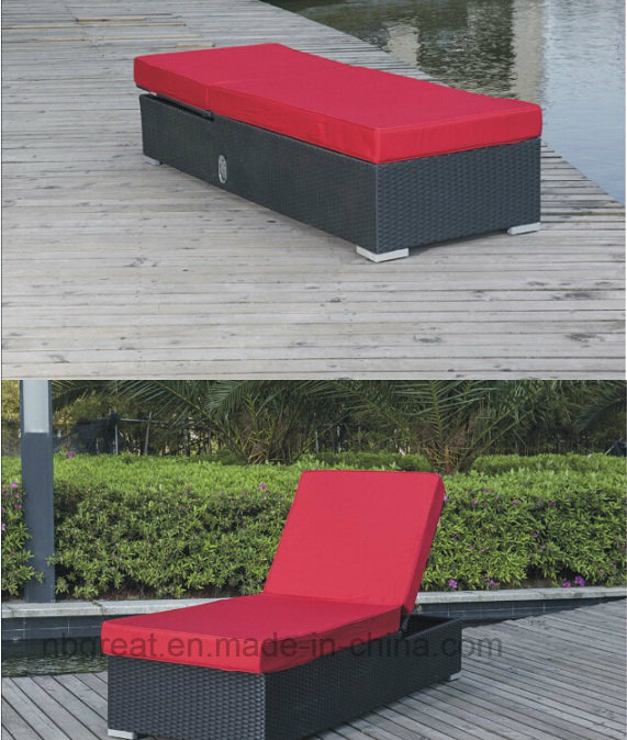 Popular Garden Rattan Reclining Chair
