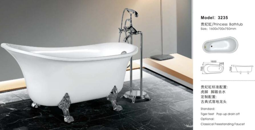 Hot Ce Approved Home Used Bathtub