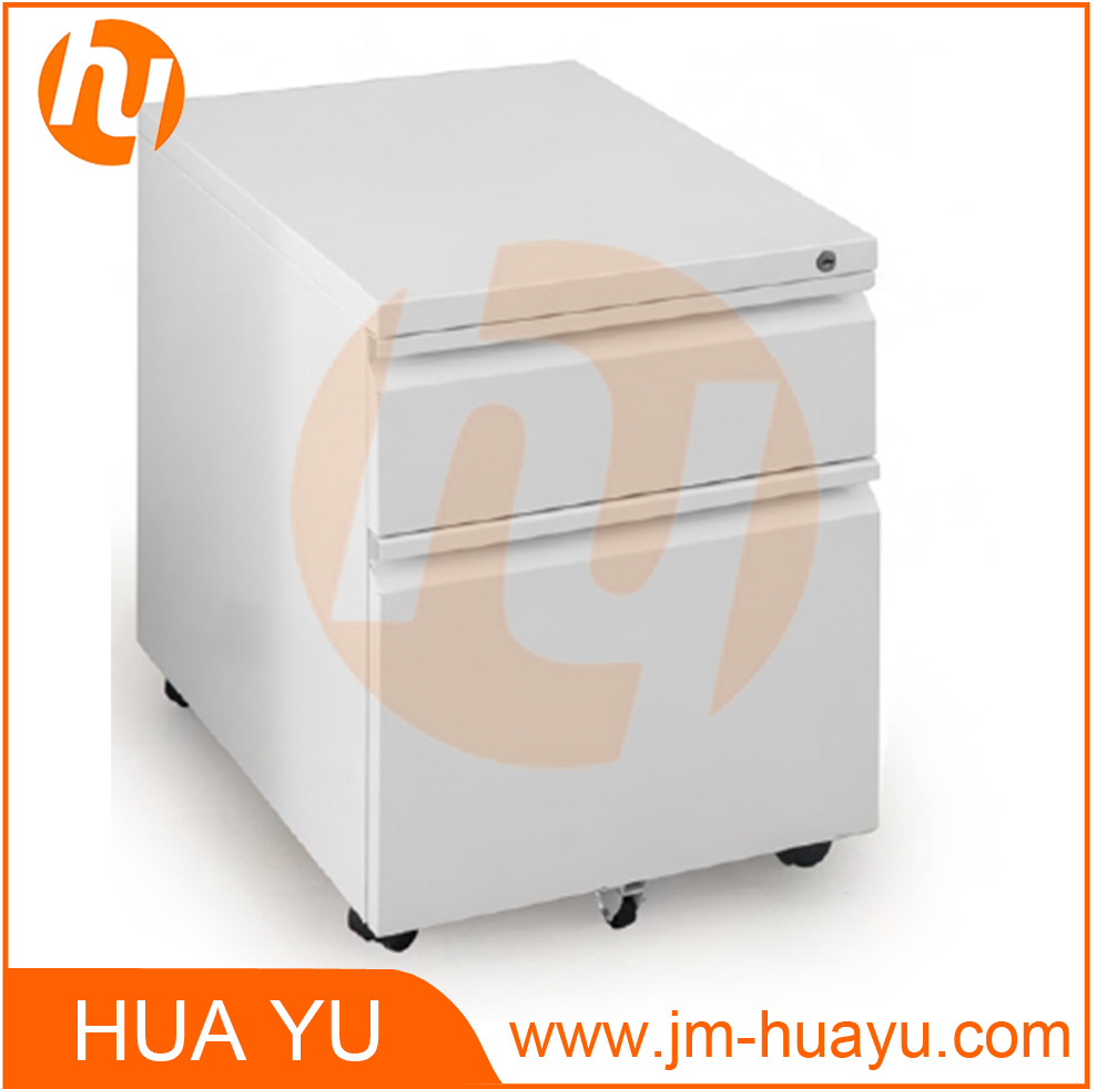 Steel Office Furniture mobile Filing Cabinet with Recessed Drawer Front