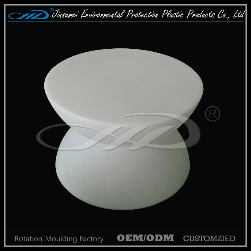Modern PE Material Outdoor LED Furniture Coffee Table