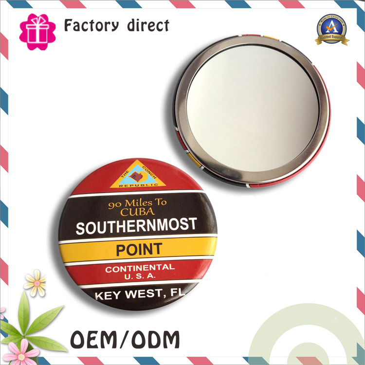 Custom Special Design Cheap Gifts Personalized Printed Pocket Mirror