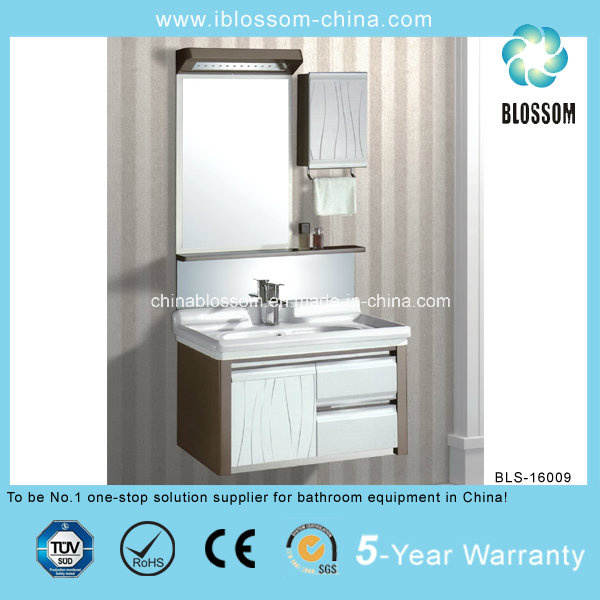 New Style Modern Design PVC Bathroom Cabinet (BLS-16009)