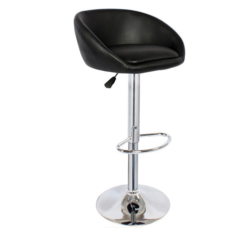 Customized PU Leather Bar Chair with Low Back
