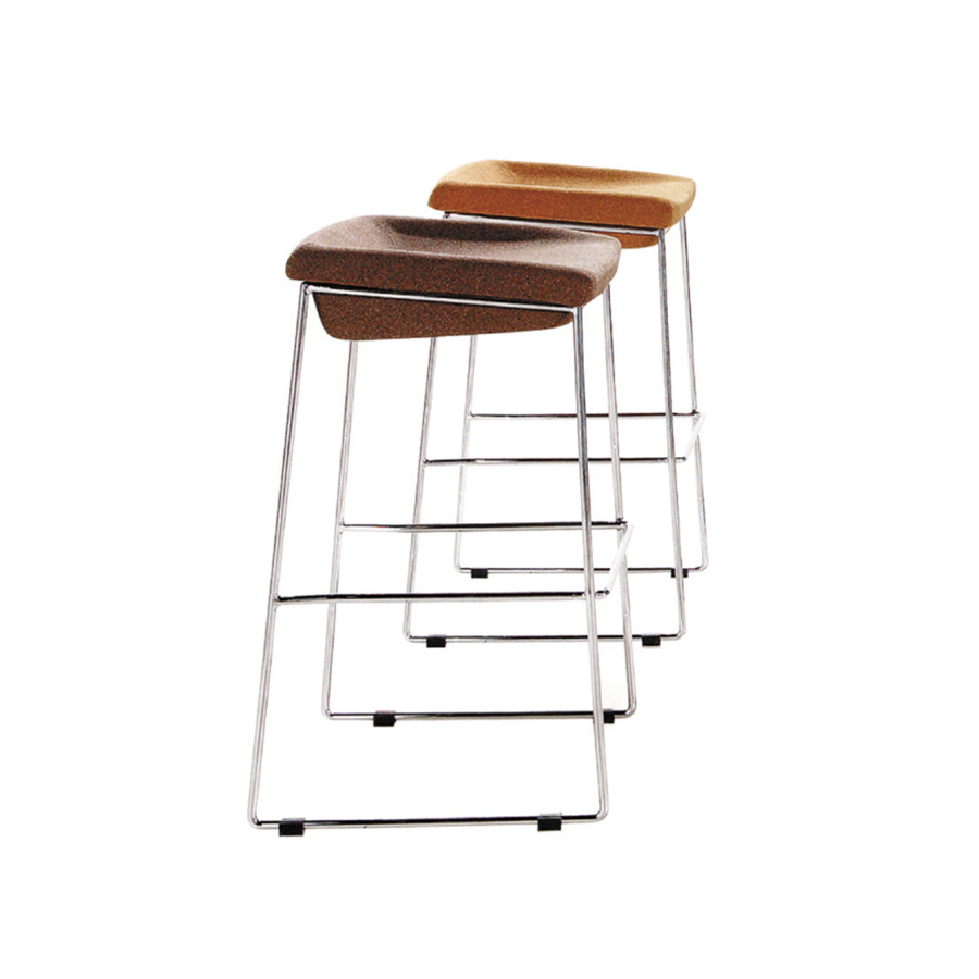 Simple Design High Feet Fabric Leisure Chair with Metal Base