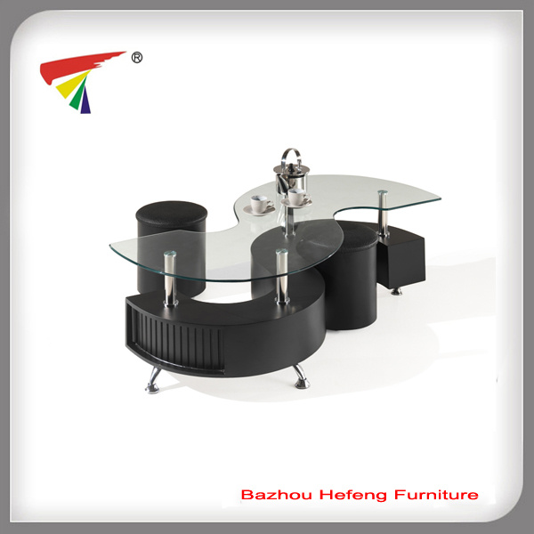 Glass Coffee Table Simple Design (CT107)