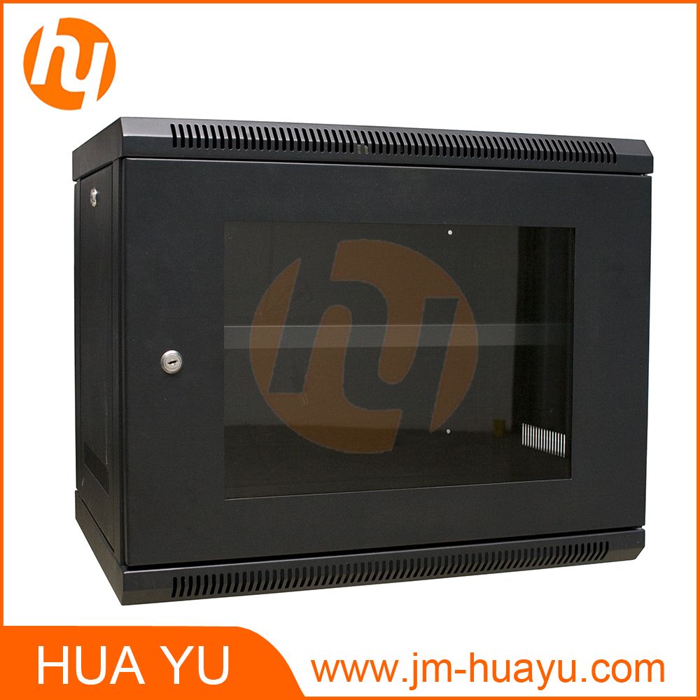 Powder Coating Black Telecom Cabinet Network Cabinet 19in Standard