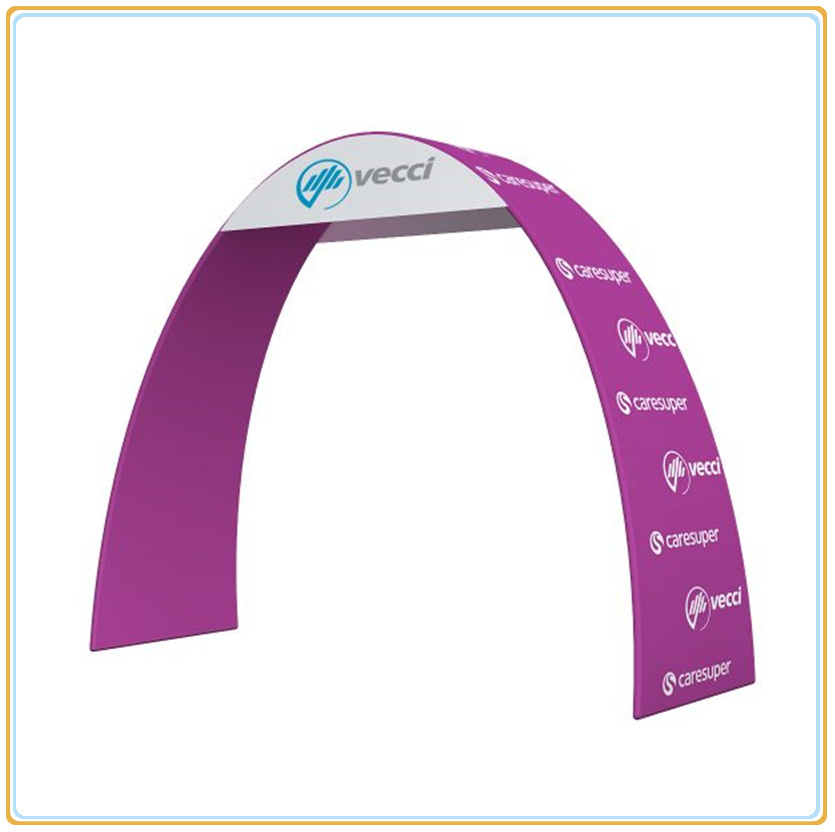 Exhibition Arch Entrance Trade Show Equipment Artificial Flower Wedding Arch