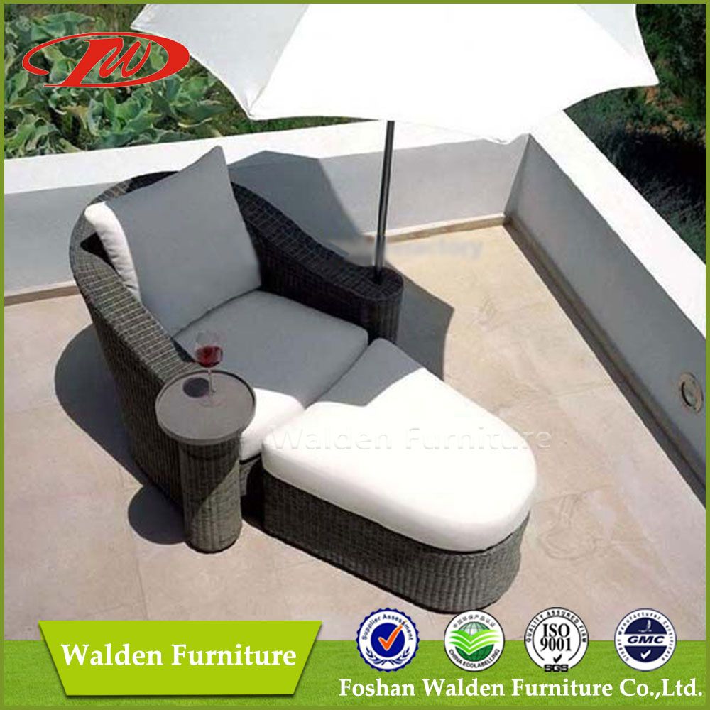Rattan Chaise Lounger Set (DH-7300)