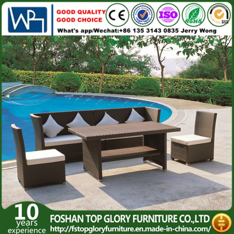 Outdoor Single Sofa/Rattan Single Sofa/Wicker Sofa with Cushion (TG-JW59)