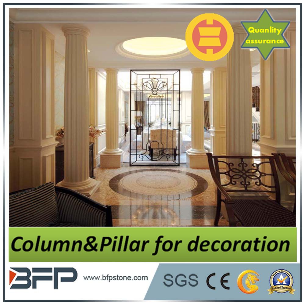 Column Pillar Design for Home Decorative Fiberglass Indoor Decorative Coulumns