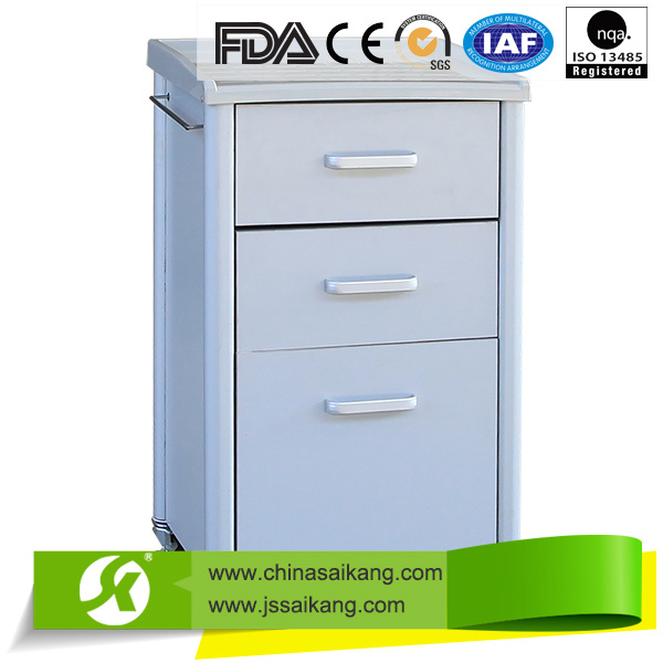 China Products Luxury Bedside Cabinet With Caster