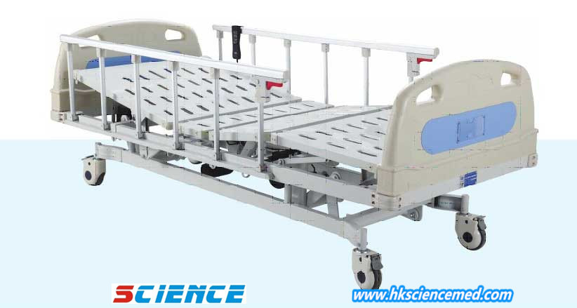 Electric Hospital Bed Five Functions with ABS Head and Foot Board