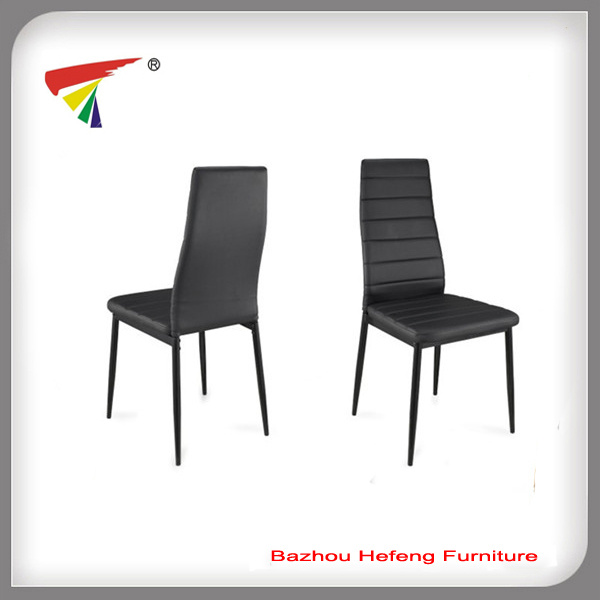 2015 Hot Sale Black PU Leather Dining Chair (DC003)