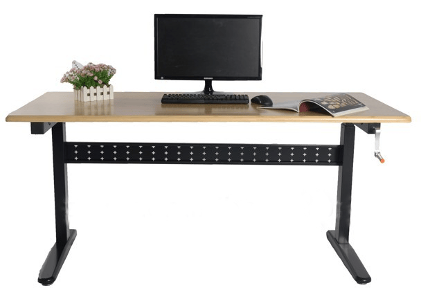 Steel Manual Adjustable Height Computer Table (LDG-0202R)