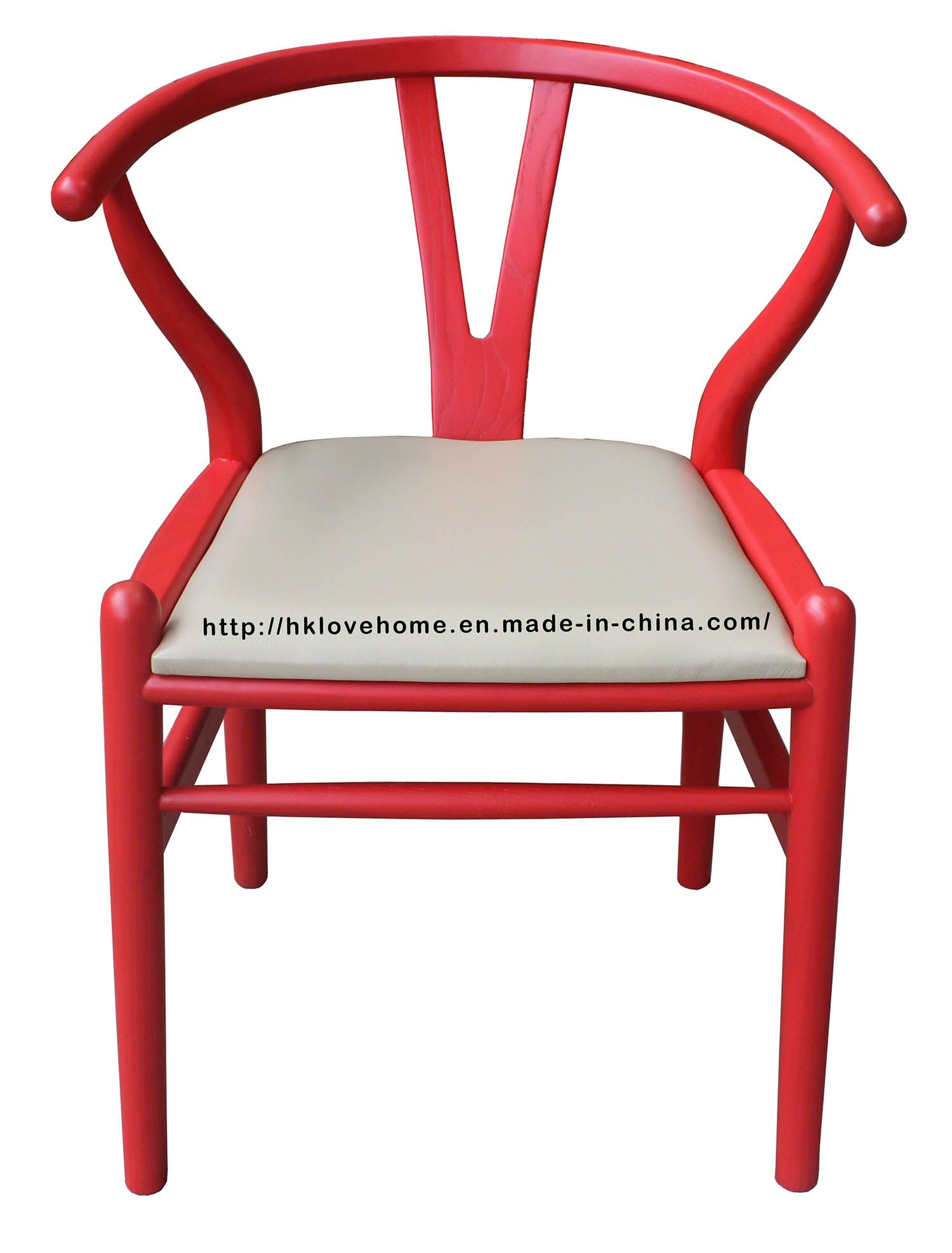 Modern Furniture Restaurant Dining Coffee Upholstered Wooden Y Chair