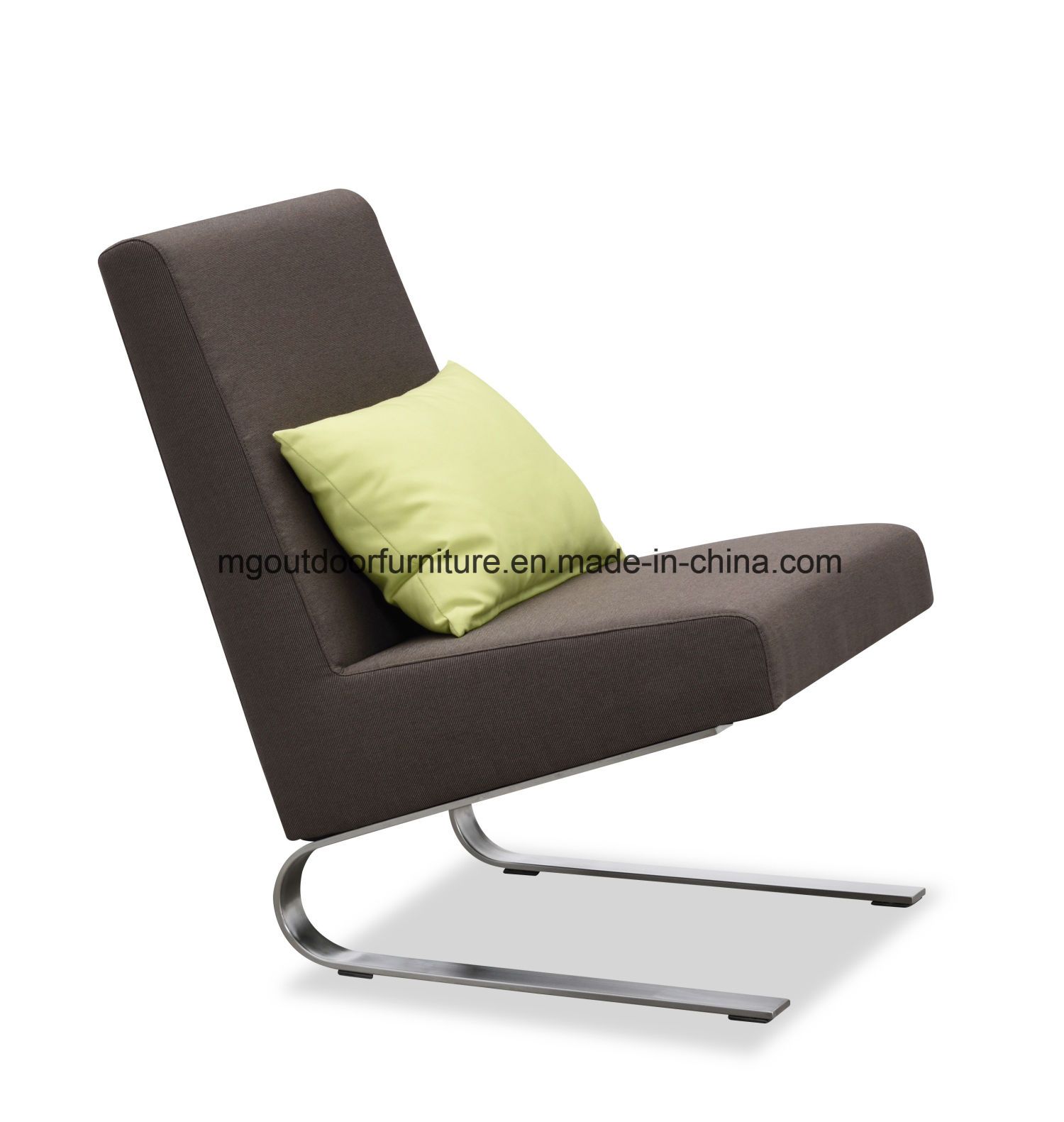 Outdoor Comfortable Single Sofa with Stainless Steel Legs Rocked