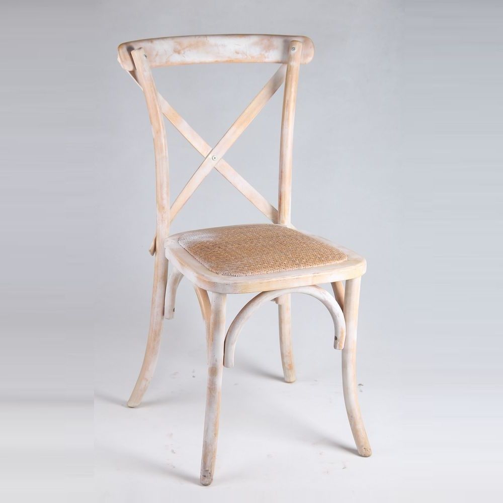 Wooden Stackable Wedding Event Cross Chairs for Banquet