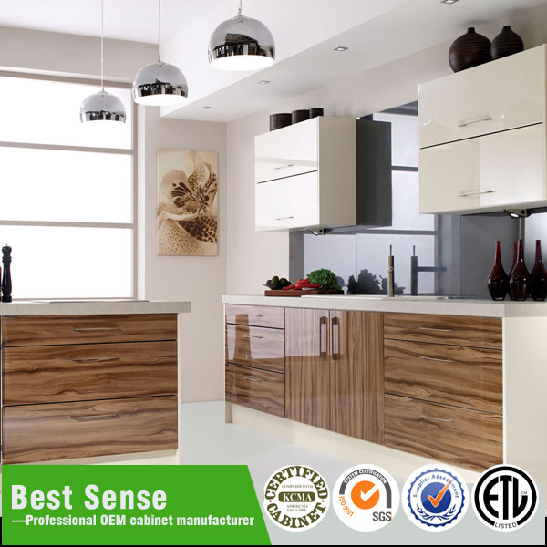 Guangzhou OEM PVC Rta Kitchen Cabinet