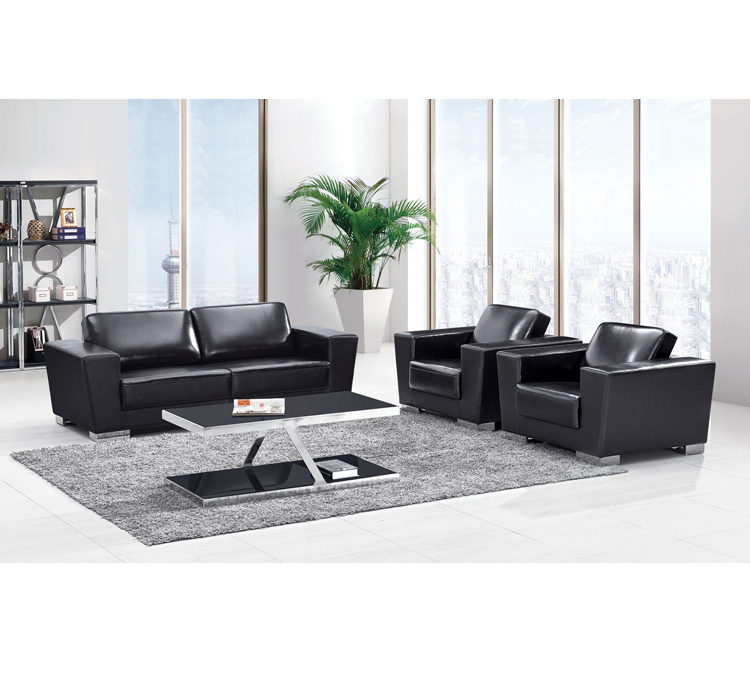 Luxury Type CEO Room Office Sofa with Top Leather Finished