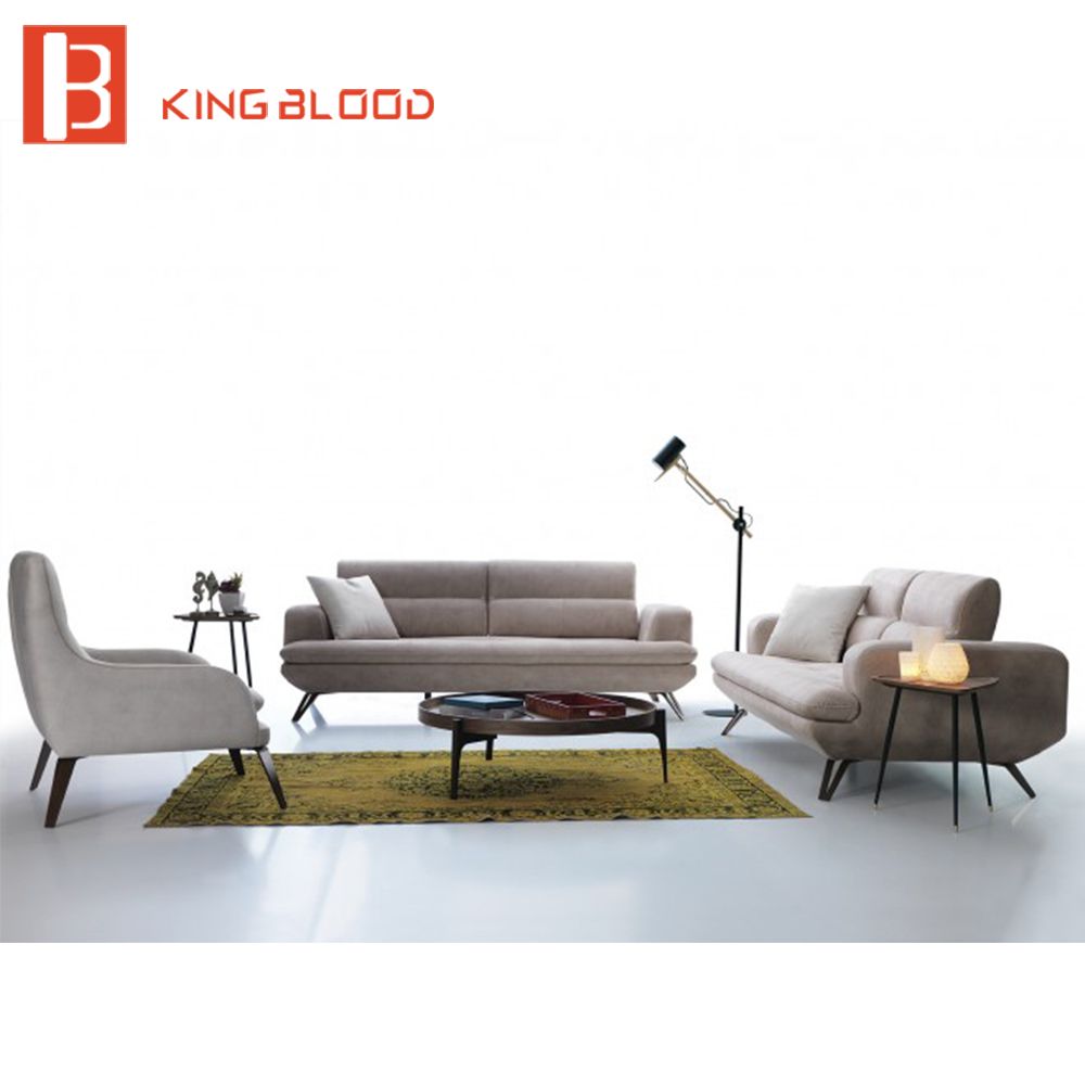 Modern Italy Genuine Leather Sectional Sofa Set Furniture