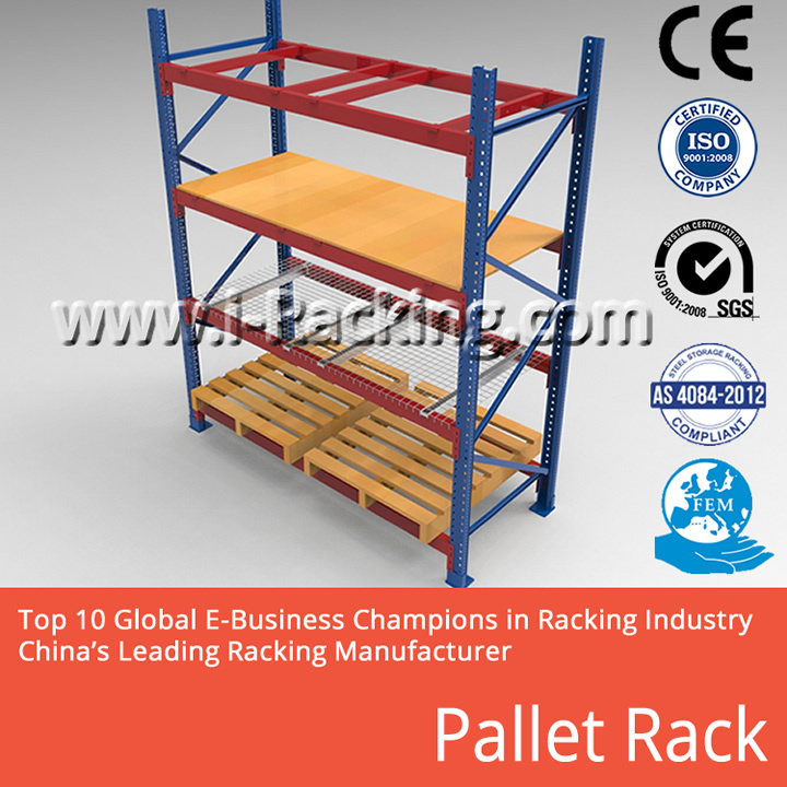 Heavy Duty Steel Pallet Storage Shelf with Ce Certificate